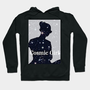 Cosmic girl silhouette Hoodie